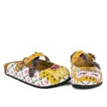 Ciabatte tipo sabot da donna fatte a mano con plantare ortopedico in vera pelle 700112 / Ciabatte tipo sabot da donna fatte a mano con plantare ortopedico in vera pelle 700112 /