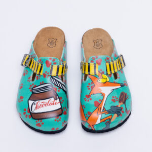 Sabot da donna bassi colorati Clogs con stampa Cucina Sabot da donna bassi colorati Clogs con stampa Cucina