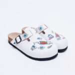 Ciabatte per infermiere con sottopiede in scamosciata / Ciabatte per infermiere con sottopiede in scamosciata /