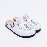 Ciabatte per medici con sottopiede in scamosciata /