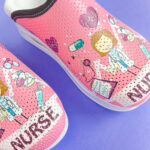 Ciabatte sanitarie da donna con zeppa / Ciabatte sanitarie da donna con zeppa /