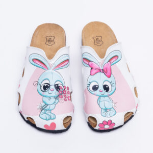 Sabot da donna bassi colorati Clogs con stampa Asilo Sabot da donna bassi colorati Clogs con stampa Asilo