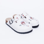 Ciabatte per infermiere con sottopiede in scamosciata /