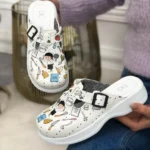 Работни чехли за кухня Master със стелка от естествена кожа 10148WH / Работни чехли за кухня Master със стелка от естествена кожа 10148WH /