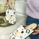 Ciabatte per veterinari con sottopiede in scamosciata / Ciabatte per veterinari con sottopiede in scamosciata /