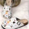 Sabot anatomico colorato con sottopiede in scamosciata Sabot da lavoro donna Colorate 5 Sabot anatomico colorato con sottopiede in scamosciata Sabot da lavoro donna Colorate 5
