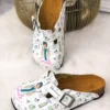 Ciabatte tipo sabot da donna fatte a mano con plantare ortopedico in vera pelle 10149GR Sabot da lavoro donna 6 Ciabatte tipo sabot da donna fatte a mano con plantare ortopedico in vera pelle 10149GR Sabot da lavoro donna 6