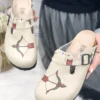 Ciabatte tipo sabot da donna fatte a mano con plantare ortopedico in vera pelle 700084 Sabot da lavoro donna 6 Ciabatte tipo sabot da donna fatte a mano con plantare ortopedico in vera pelle 700084 Sabot da lavoro donna 6