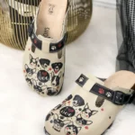 Ciabatte tipo sabot da donna fatte a mano con plantare ortopedico in vera pelle 700069 /