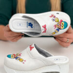 Ciabatte da donna con soletta in vera pelle e con camera d'aria 900017 /