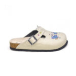 Ciabatte tipo sabot da donna fatte a mano con plantare ortopedico in vera pelle 700102 / Ciabatte tipo sabot da donna fatte a mano con plantare ortopedico in vera pelle 700102 /