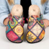 Sabot anatomico colorato con sottopiede in scamosciata Sabot da lavoro donna Colorate 6 Sabot anatomico colorato con sottopiede in scamosciata Sabot da lavoro donna Colorate 6