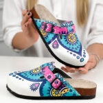 Ciabatte tipo sabot da donna fatte a mano con plantare ortopedico in vera pelle 700209 / Ciabatte tipo sabot da donna fatte a mano con plantare ortopedico in vera pelle 700209 /