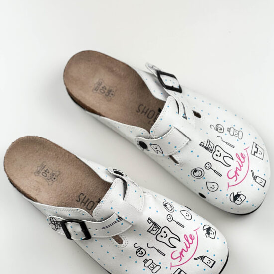 Alternative view of Ciabatte per dentisti con sottopiede in scamosciata