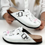 Ciabatte per dentisti con sottopiede in scamosciata / Ciabatte per dentisti con sottopiede in scamosciata /