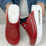 Ciabatte da donna con soletta in vera pelle e con camera d’aria 900011 Zoccoli sanitari donna 5 Ciabatte da donna con soletta in vera pelle e con camera d’aria 900011 Zoccoli sanitari donna 5