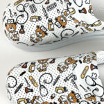 Ciabatte sanitarie da donna con zeppa / Ciabatte sanitarie da donna con zeppa /