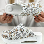 Ciabatte sanitarie da donna con zeppa / Ciabatte sanitarie da donna con zeppa /