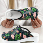 Ciabatte sanitarie da donna con zeppa /