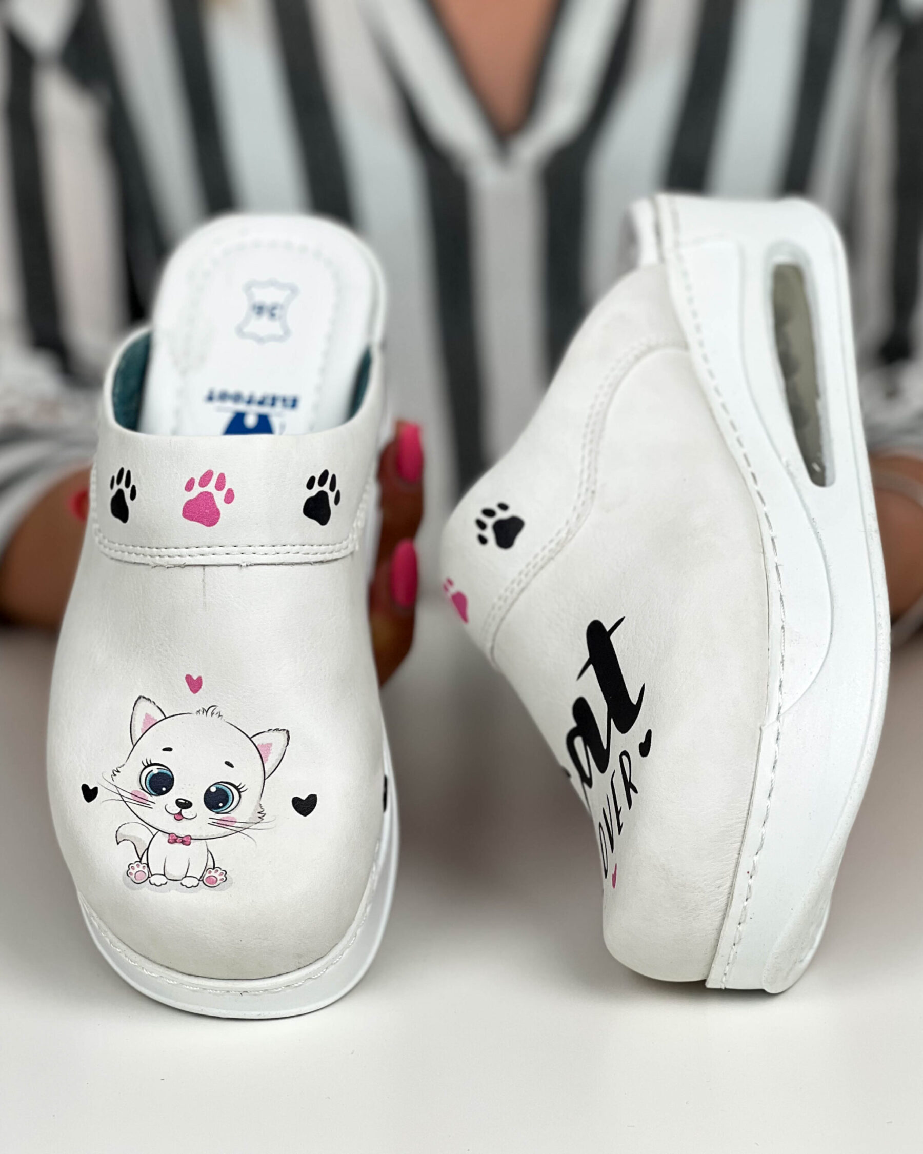 Ciabatte da donna con soletta in vera pelle e con camera d'aria 900013