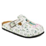 Ciabatte tipo sabot da donna fatte a mano con plantare ortopedico in vera pelle 700058 / Ciabatte tipo sabot da donna fatte a mano con plantare ortopedico in vera pelle 700058 /