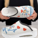 Ciabatte sanitarie da donna con zeppa /