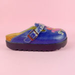 Ciabatte tipo sabot da donna fatte a mano con plantare ortopedico in vera pelle 500002 / Ciabatte tipo sabot da donna fatte a mano con plantare ortopedico in vera pelle 500002 /