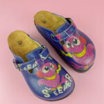 Ciabatte tipo sabot da donna fatte a mano con plantare ortopedico in vera pelle 500002 / Ciabatte tipo sabot da donna fatte a mano con plantare ortopedico in vera pelle 500002 /