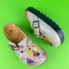 Sabot anatomico colorato con sottopiede in scamosciata Sabot da lavoro donna Colorate 5 Sabot anatomico colorato con sottopiede in scamosciata Sabot da lavoro donna Colorate 5