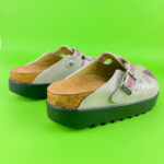 Sabot anatomico colorato con sottopiede in scamosciata /