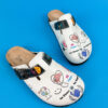 Sabot anatomico colorato con sottopiede in scamosciata Sabot da lavoro donna Colorate 5 Sabot anatomico colorato con sottopiede in scamosciata Sabot da lavoro donna Colorate 5