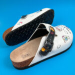 Ciabatte per infermiere con sottopiede in scamosciata / Ciabatte per infermiere con sottopiede in scamosciata /