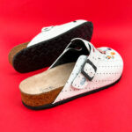 Ciabatte per farmacisti con sottopiede in scamosciata /