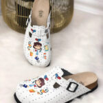 Ciabatte per farmacisti con sottopiede in scamosciata /