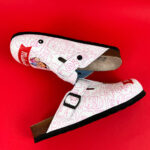 Ciabatte per ospedale parto con sottopiede in scamosciata / Ciabatte per ospedale parto con sottopiede in scamosciata /