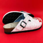 Ciabatte per ospedale parto con sottopiede in scamosciata / Ciabatte per ospedale parto con sottopiede in scamosciata /