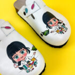 Ciabatte per farmacisti con sottopiede in scamosciata / Ciabatte per farmacisti con sottopiede in scamosciata /