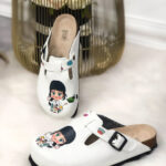 Ciabatte per farmacisti con sottopiede in scamosciata / Ciabatte per farmacisti con sottopiede in scamosciata /