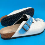 Ciabatte per dentisti con sottopiede in scamosciata /