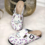 Ciabatte per dentisti con sottopiede in scamosciata / Ciabatte per dentisti con sottopiede in scamosciata /