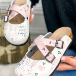 Sabot anatomico colorato con sottopiede in scamosciata / Sabot anatomico colorato con sottopiede in scamosciata /