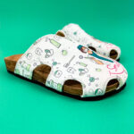 Ciabatte per dentisti con sottopiede in scamosciata / Ciabatte per dentisti con sottopiede in scamosciata /