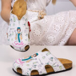 Ciabatte per dentisti con sottopiede in scamosciata / Ciabatte per dentisti con sottopiede in scamosciata /