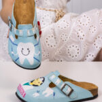 Ciabatte per dentisti con sottopiede in scamosciata / Ciabatte per dentisti con sottopiede in scamosciata /