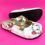 Ciabatte tipo sabot da donna fatte a mano con plantare ortopedico in vera pelle 700070 / Ciabatte tipo sabot da donna fatte a mano con plantare ortopedico in vera pelle 700070 /