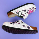 Ciabatte per cucina con sottopiede in scamosciata /