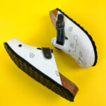 Ciabatte per medici con sottopiede in scamosciata / Ciabatte per medici con sottopiede in scamosciata /