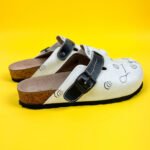 Ciabatte per medici con sottopiede in scamosciata / Ciabatte per medici con sottopiede in scamosciata /