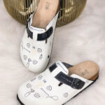 Ciabatte per medici con sottopiede in scamosciata / Ciabatte per medici con sottopiede in scamosciata /