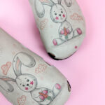 Sabot anatomico colorato con sottopiede in scamosciata / Sabot anatomico colorato con sottopiede in scamosciata /